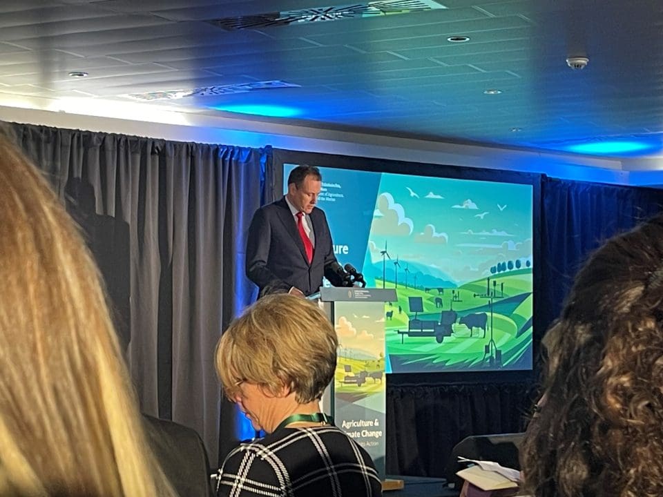 Minister for Agriculture at Climate Change Conference